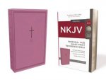 NKJV Personal Size Reference Bible Red Letter Edition Giant Print Pink
