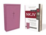 NKJV Compact Reference Bible Red Letter Edition Large Print Pink