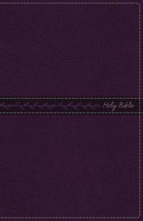 KJV Thinline Bible Standard Print, Indexed, Red Letter Edition [Purple] by Zondervan