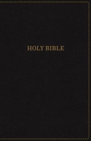 KJV Thinline Bible, Large Print, Indexed, Red Letter Edition [Black] by Zondervan