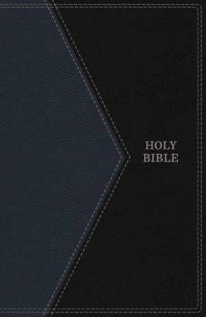 KJV Thinline Bible, Large Print, Indexed, Red Letter Edition [Blue/Black] by Zondervan