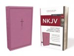 NKJV Reference Bible Red Letter Edition CenterColumn Giant Print Pink
