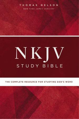 NKJV Study Bible Red Letter Edition by Thomas Nelson