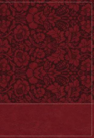 NKJV Wiersbe Study Bible Indexed Red Letter Edition [Burgundy] by Warren W. Wiersbe
