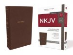 NKJV Single Column Reference Bible Brown