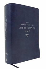NIV Charles F Stanley Life Principles Bible 2nd Edition Leathersoft Comfort Print Holy Bible Blue