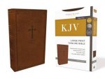 KJV Thinline Bible Red Letter Edition Large Print Brown