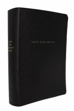 Net Love God Greatly Bible Genuine Leather Comfort Print Holy Bible Black
