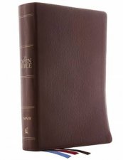 The NIV Open Bible Red Letter Edition Comfort Print Complete Reference System Brown