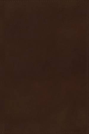 NKJV Thinline Reference Bible (Large Print, Brown) by Thomas Nelson