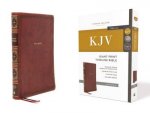 KJV Thinline Bible Giant Print Red Letter Edition Brown