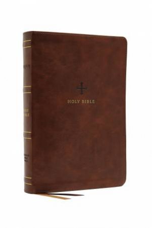 NRSV Catholic Bible, Thinline Edition, Leathersoft, Comfort Print: Holy Bible (Brown) by Various