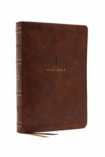 NRSV Catholic Bible Thinline Edition Leathersoft Comfort Print Holy Bible Brown