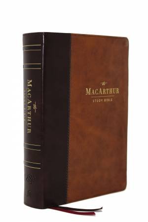 The ESV Macarthur Study Bible, 2nd Edition, Leathersoft, Thumb Indexed: Unleashing God's Truth One Verse At A Time (Brown) by Thomas Nelson & John F. MacArthur