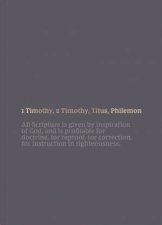 NKJV Bible Journal  12 Timothy Titus Philemon Comfort Print Holy Bible New King James Version