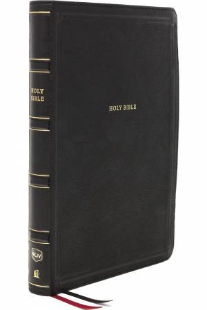 NKJV Deluxe Thinline Reference Bible, Thumb Indexed, Red Letter Edition,Comfort Print: Holy Bible (Black) by Thomas Nelson