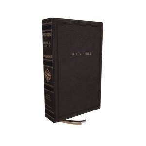 KJV Sovereign Collection Bible, Personal Size, Thumb Indexed, Red Letter Edition, Comfort Print: Holy Bible, King James Version (Black) by Thomas Nelson