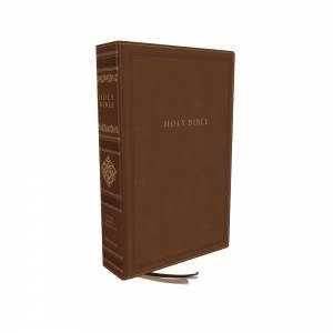 KJV Sovereign Collection Bible, Personal Size, Thumb Indexed, Red Letter Edition, Comfort Print: Holy Bible, King James Version (Brown) by Thomas Nelson