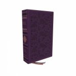 KJV Sovereign Collection Bible Personal Size Thumb Indexed Red Letter Edition Comfort Print Holy Bible King James Version Purple