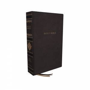 KJV Sovereign Collection Bible, Personal Size, Thumb Indexed, Red Letter Edition, Comfort Print: Holy Bible, King James Version (Black) by Thomas Nelson