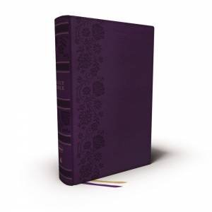 NKJV Single-Column Wide-Margin Reference Bible Red Letter Edition (ThumbIndexed, Purple) by Thomas Nelson