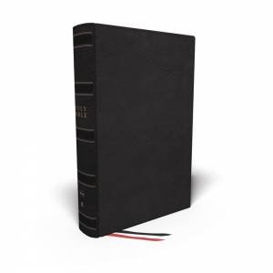 NKJV Single-Column Wide-Margin Reference Bible Red Letter Edition (Black) by Thomas Nelson