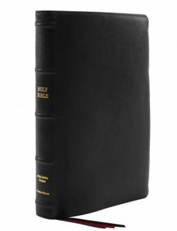 KJV Thinline Bible Premier Collection, Thumb Indexed, Comfort Print [Large Print, Red Letter, Black] by Thomas Nelson