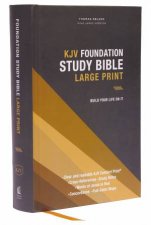 KJV Foundation Study Bible Large Print Red Letter Thumb Indexed Comfort Print