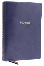 NKJV Foundation Study Bible Large Print Red Letter Thumb Indexed Comfort Print Blue
