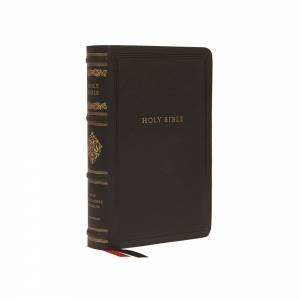 NKJV Personal Size Reference Bible, Sovereign Collection, Red Letter, Thumb Indexed, Comfort Print [Black] by Thomas Nelson