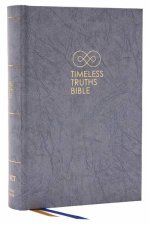 Timeless Truths Bible One faith Handed down For all the saints NETComfort Print Gray