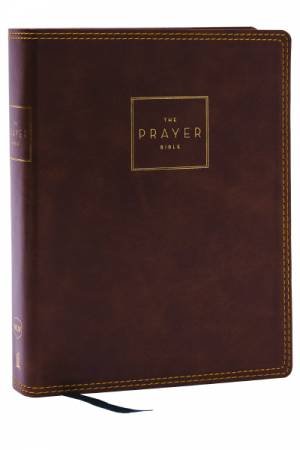 NKJV , The Prayer Bible, Red Letter, Comfort Print [brown]