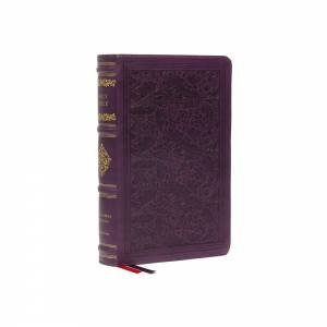 KJV Wide-Margin Reference Bible, Sovereign Collection, Red Letter, Comfort Print [Purple] by Thomas Nelson