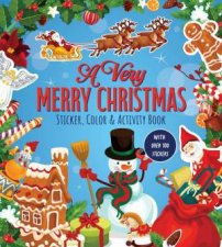 A Very Merry Christmas Sticker Color  Activity Book
