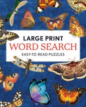 Large Print Word Search by Unknown