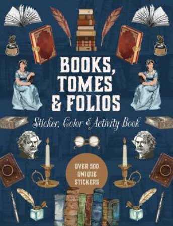 Books, Tomes & Folios Sticker, Color & Activity Book by Unknown