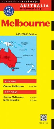 Travel Maps: Melbourne by Periplus Editors