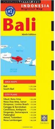 Bali Travel Map by Periplus Editions