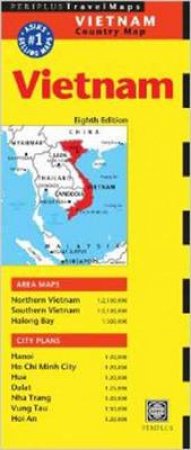 Vietnam Travel Map Eighth Edition by Periplus Editions