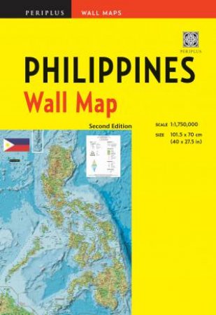 Philippines Wall Map 2nd Ed by Periplus Editors