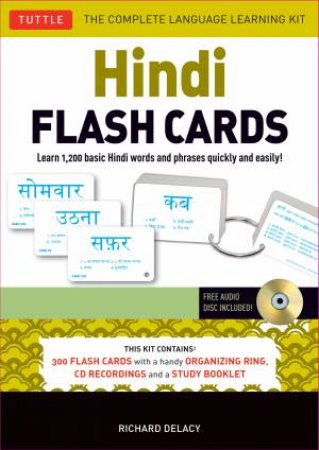 Hindi Flash Cards by Richard Delacy