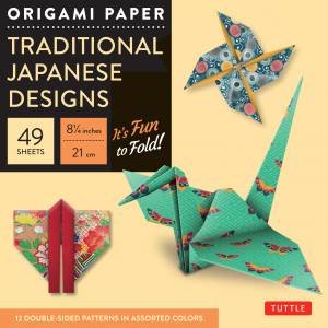 Origami Paper: Traditional Japanese Designs Large by Various