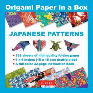 Origami Paper in a Box: Japanese Patterns by Various