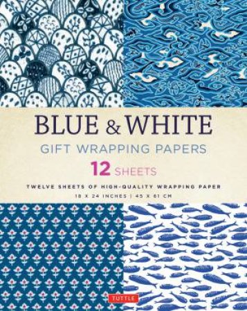 Blue & White Gift Wrapping Papers