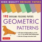 192 Origami Folding Papers in Geometric Patterns