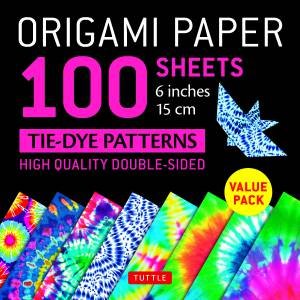 Origami Paper 100 Sheets Tie-Dye Patterns 6o (15 CM) by Tuttle Publishing