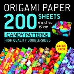 Origami Paper 200 Sheets Candy Patterns