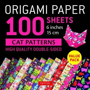 Origami Paper 100 Sheets Cat Patterns by Various