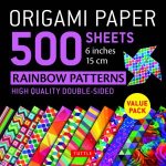 Origami Paper 500 Sheets Rainbow Patterns