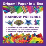 Origami Paper In A Box Rainbow Patterns